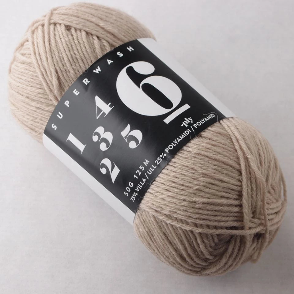 6-ply Markus Company, sukkalanka, 13-1008 Bleached Sand