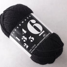 6-ply Markus Company, sukkalanka, 19-4002 Black Onyx