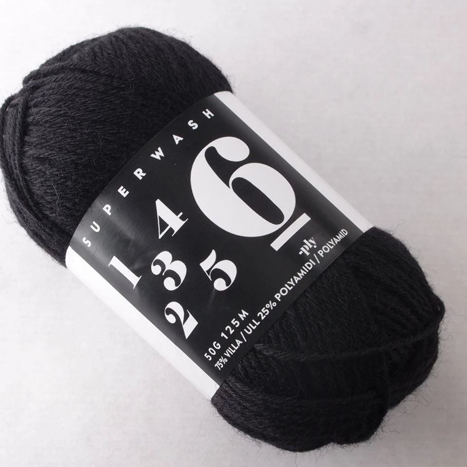 6-ply Markus Company, sukkalanka, 19-4002 Black Onyx
