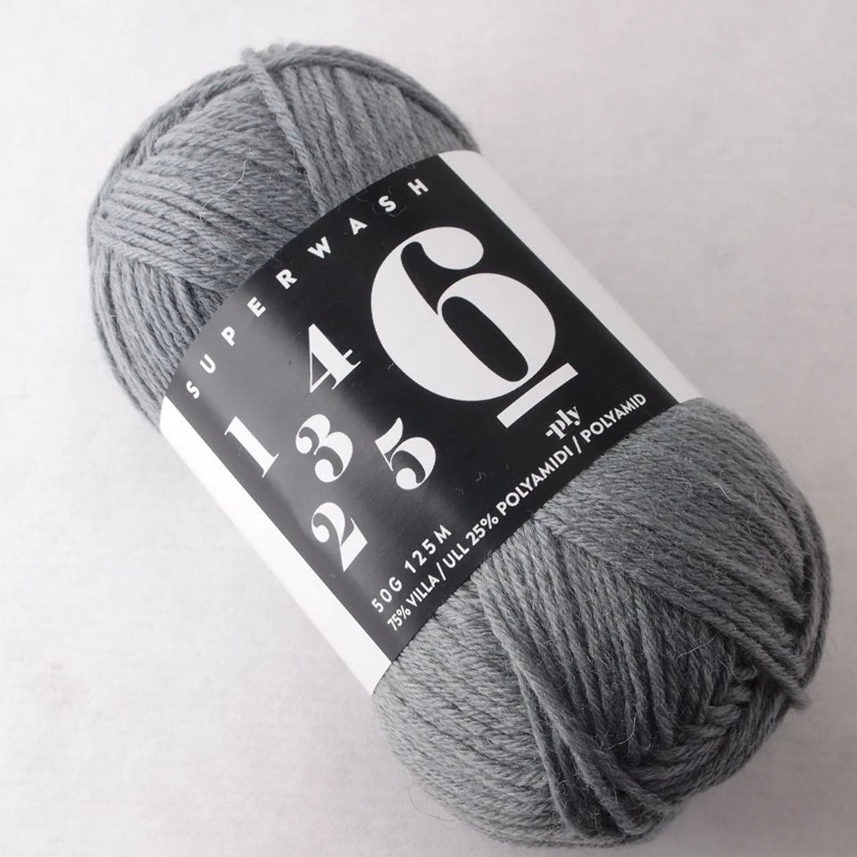 6-ply Markus Company, sukkalanka, 17-4014 Titanium