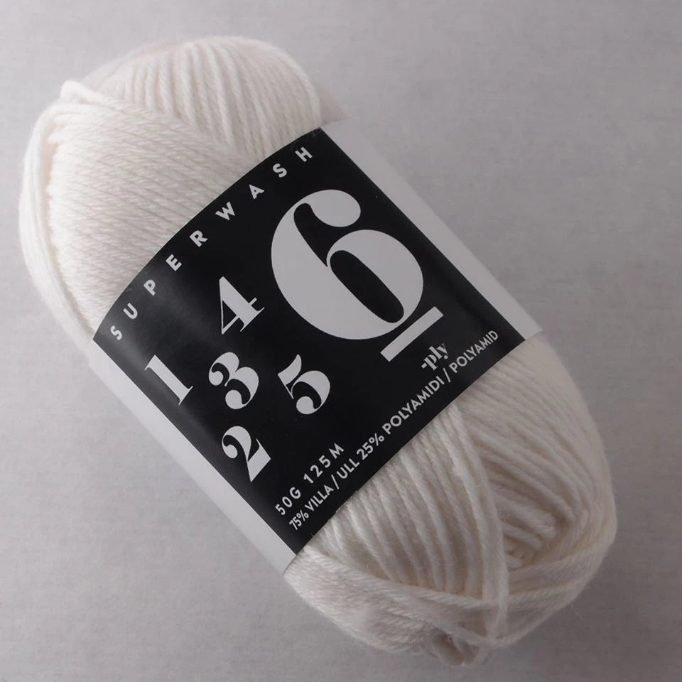 6-ply Markus Company, sukkalanka, 11-4001 Brilliant white