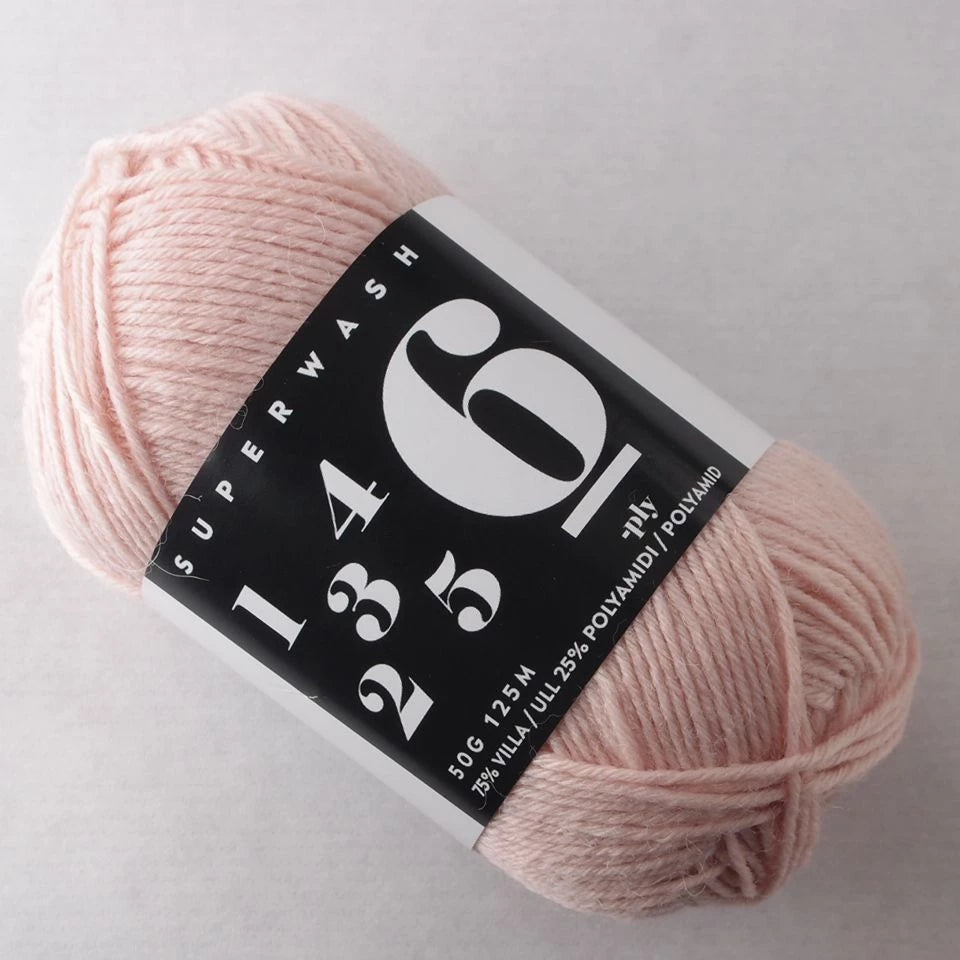 6-ply Markus Company, sukkalanka, 12-0915 Pale Peach
