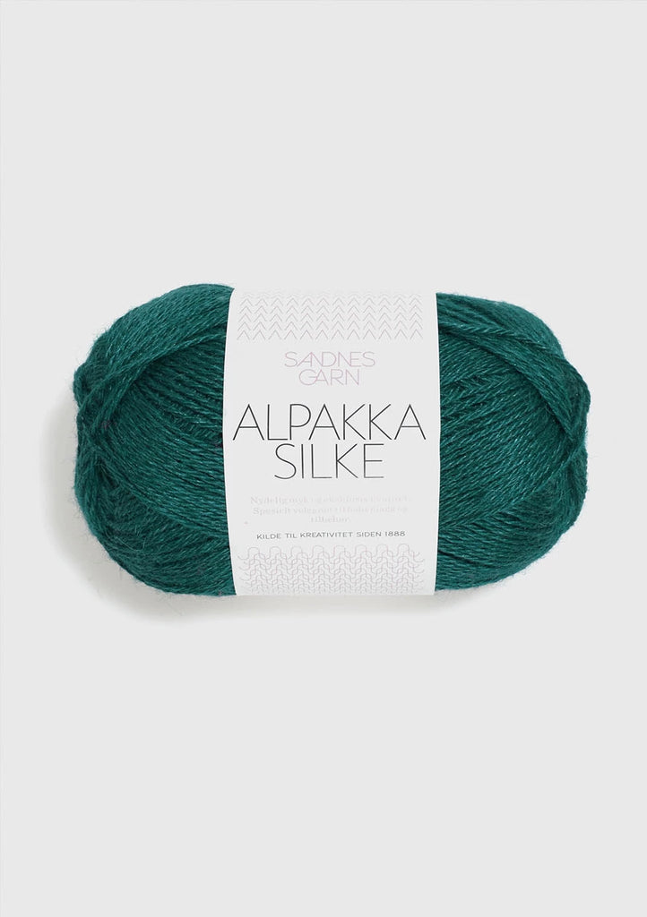 Sandnes Garn Alpakka Silke, 6765 Petrol