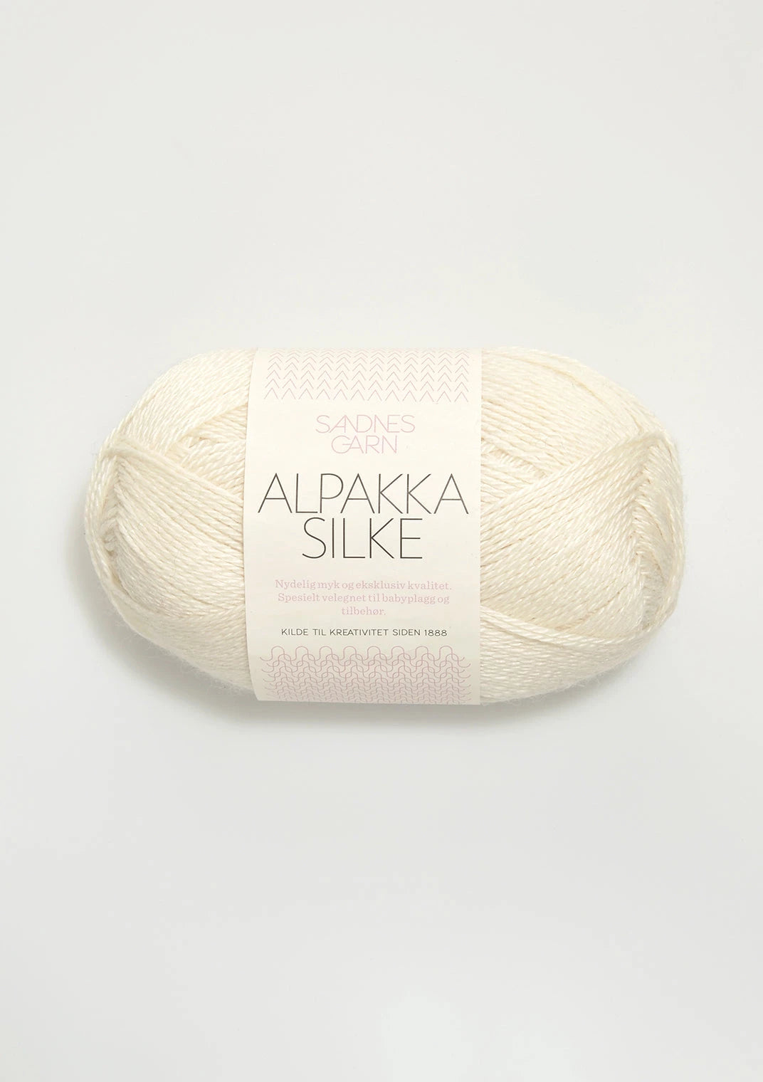 Sandnes Garn Alpakka Silke,  1002 Hvit