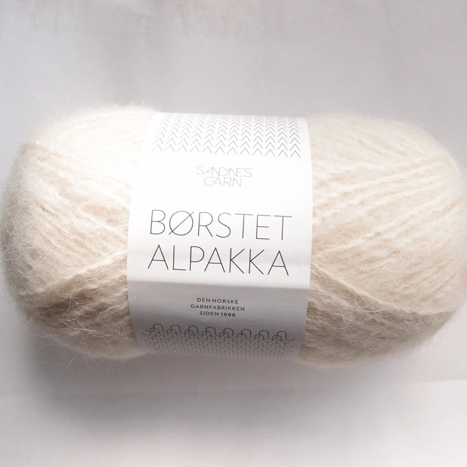 Sandnes Garn Borstet Alpakka, 2102 VANILJE