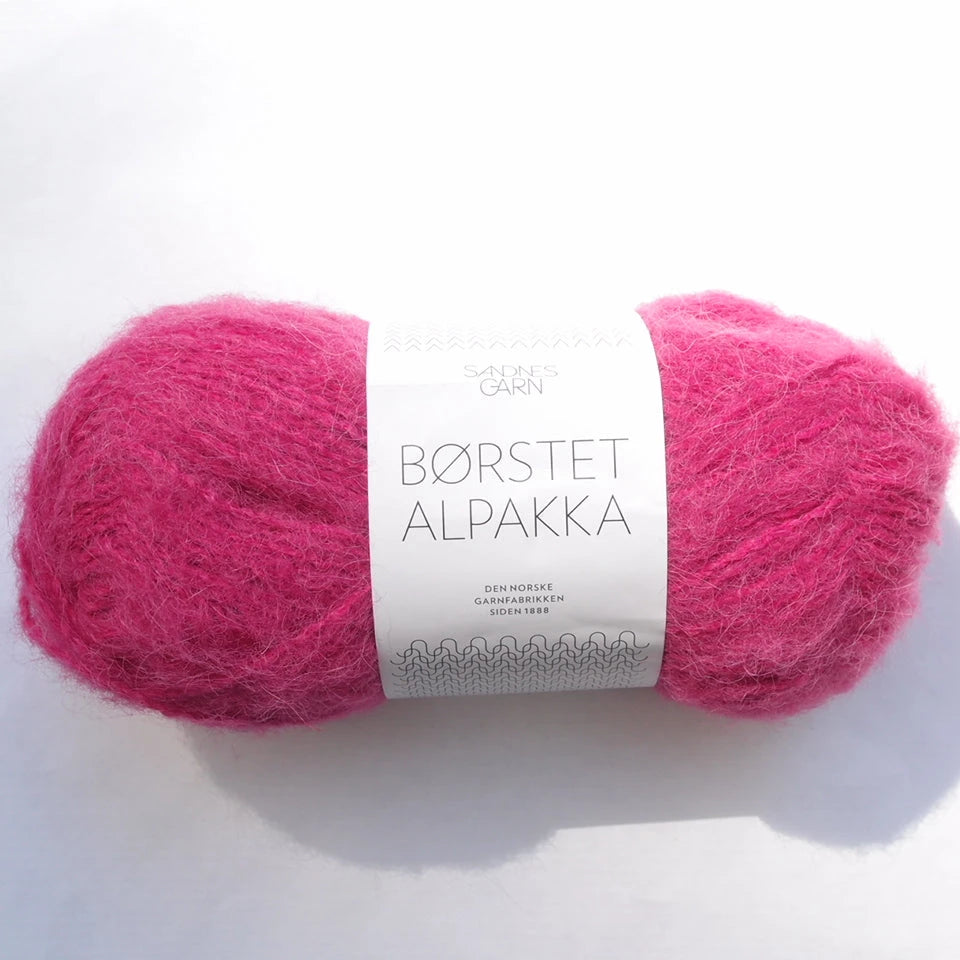 Sandnes Garn Borstet Alpakka, 4517 Cerise 