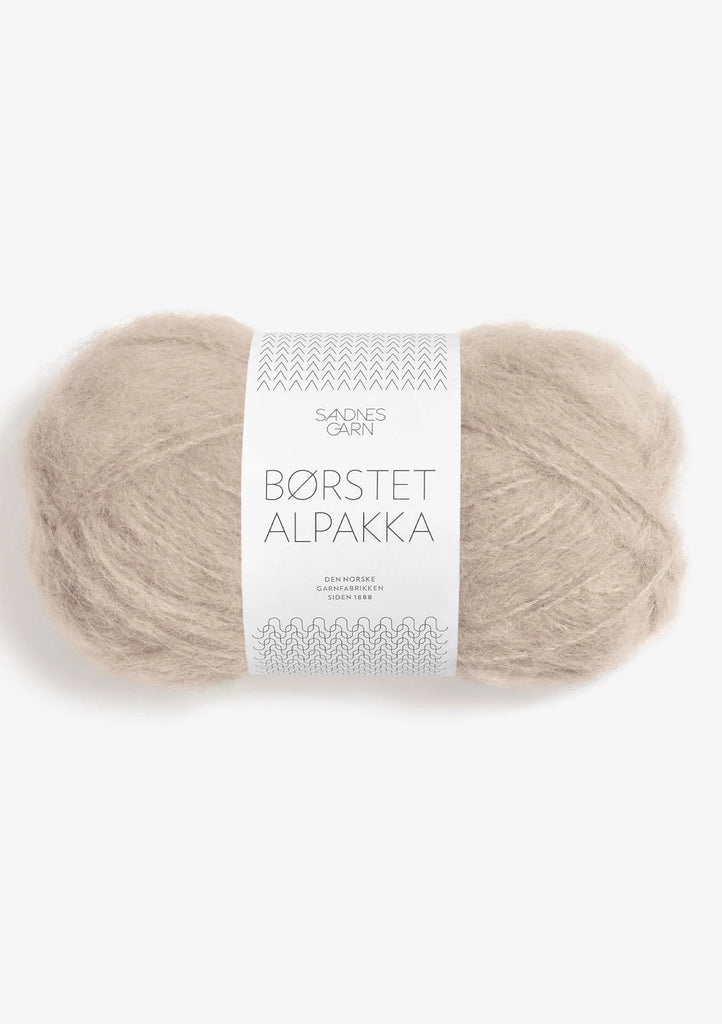 Sandnes Garn Borstet Alpakka, 3021 BEIGE