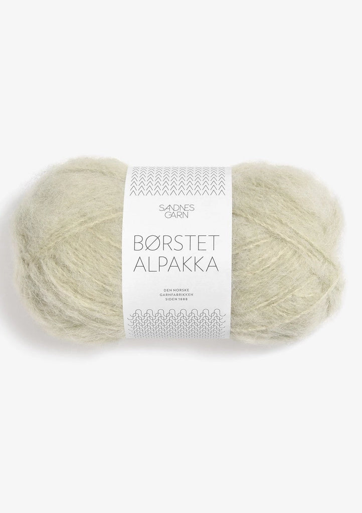 Sandnes Garn Borstet Alpakka, 9822 CHINOS GRÖNN