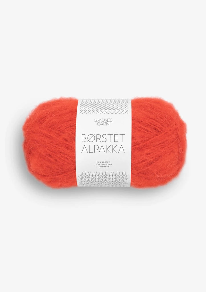 Sandnes Garn Borstet Alpakka, 3819 SPICY ORANGE