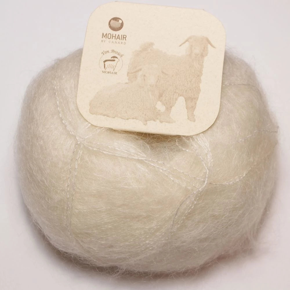 Brushed Lace, Mohair by Canard 3000 Hvit