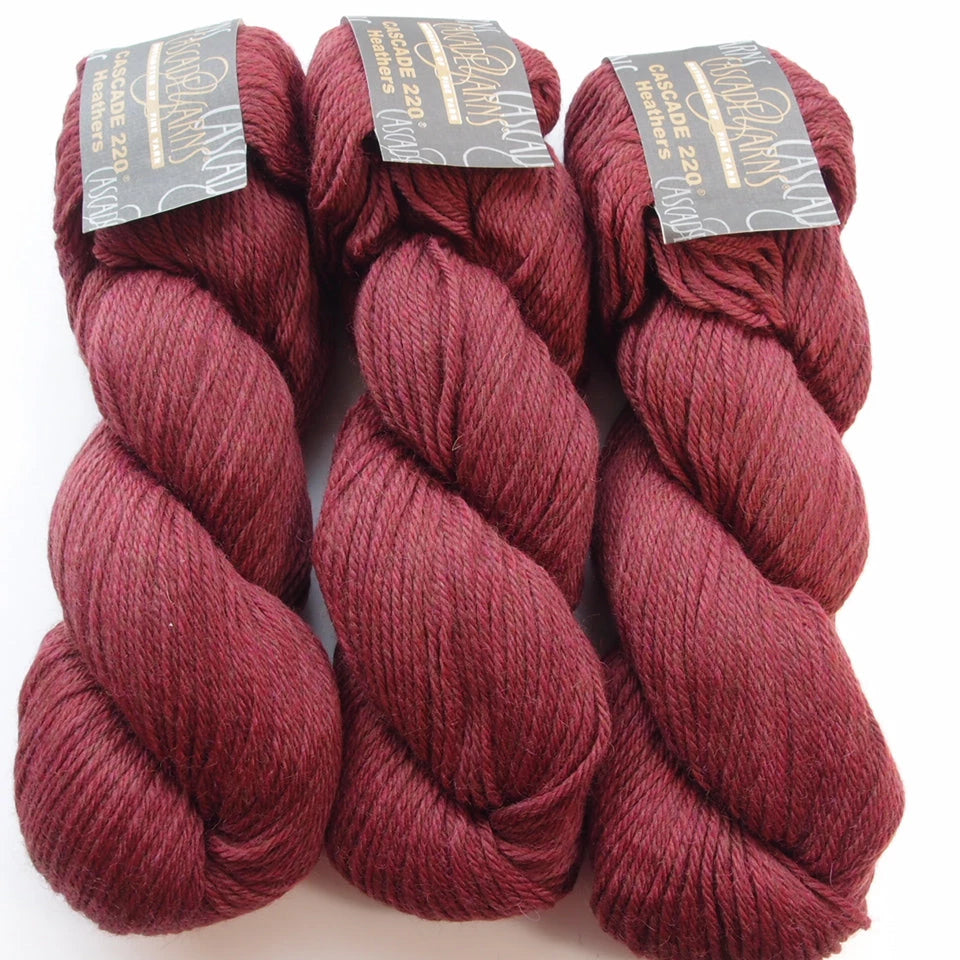 Cascade 220, 1000 AUBURN HEATHER