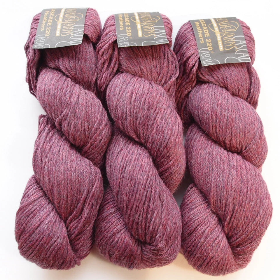Cascade 220, 9692 RAZZLEBERRY HEATHER