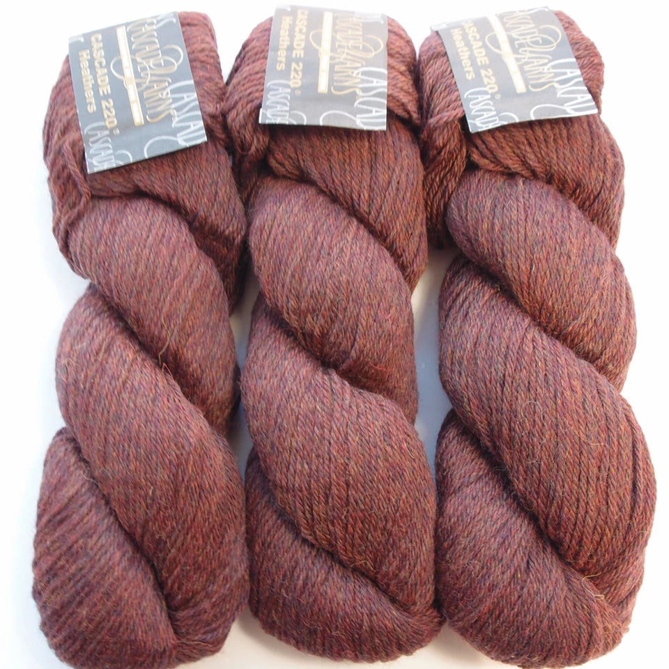 Cascade 220, 9656 BURNT SIENNA HEATHER