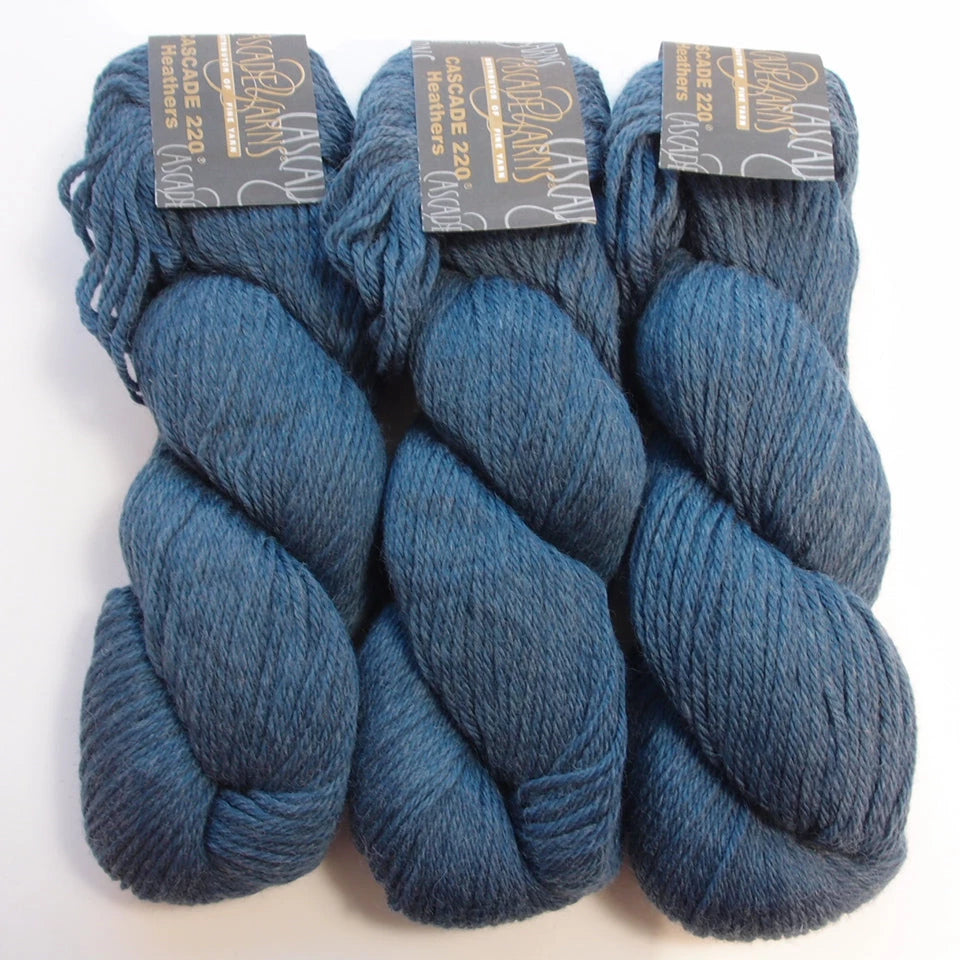 Cascade 220, 9326 COLONIAL BLUE HEATHER