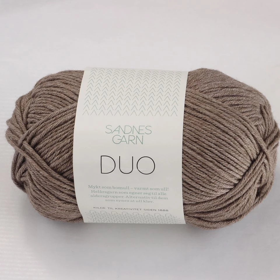 Duo Sandnes Garn 2652 Mörk beige