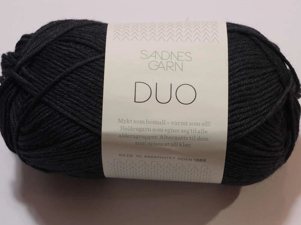 Duo Sandnes Garn 1099 Sort