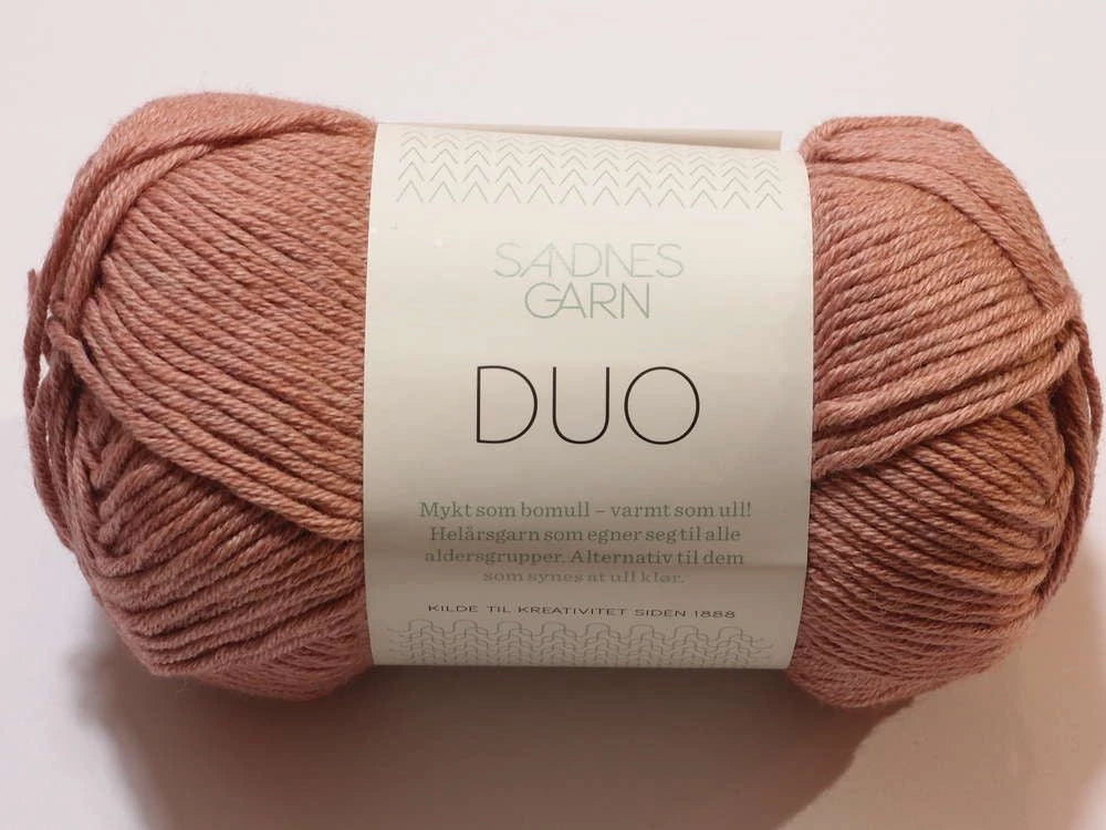 Duo Sandnes Garn 4032 Pudderrosa