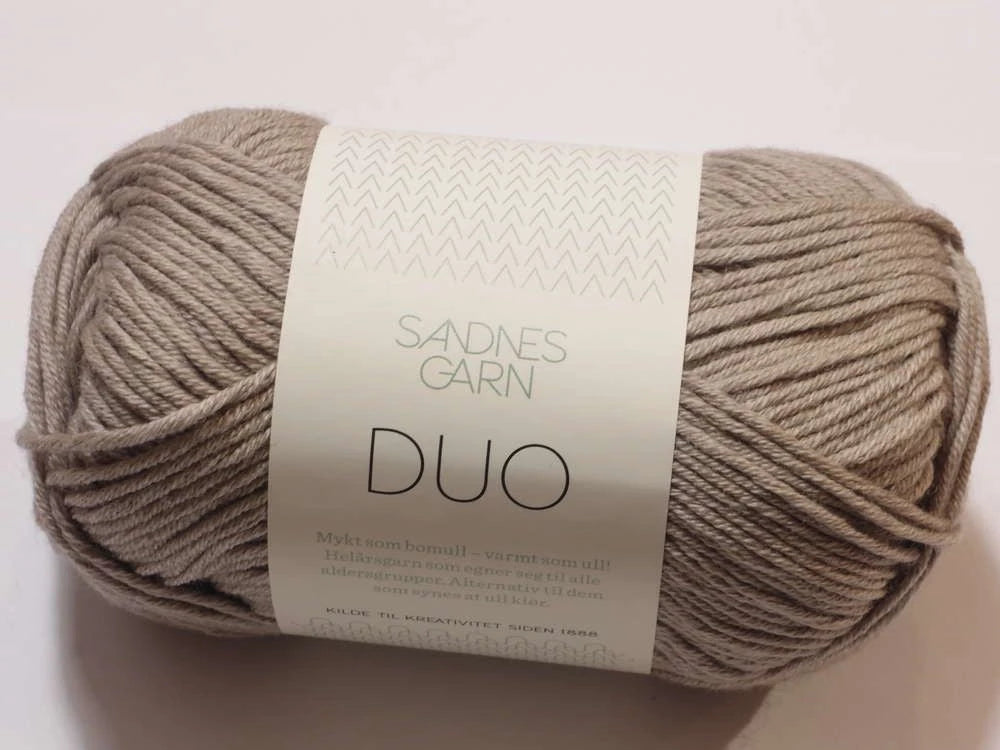 Duo Sandnes Garn 2650 Beige Melert