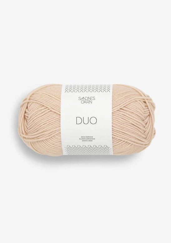 Sandnes Garn Duo, 3011 Mandelhvit