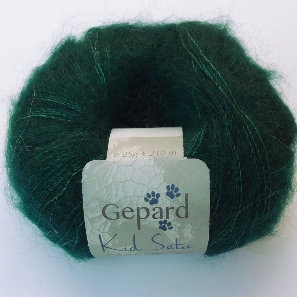 Gepard Kid Seta, silkkimohair 884 forest Green