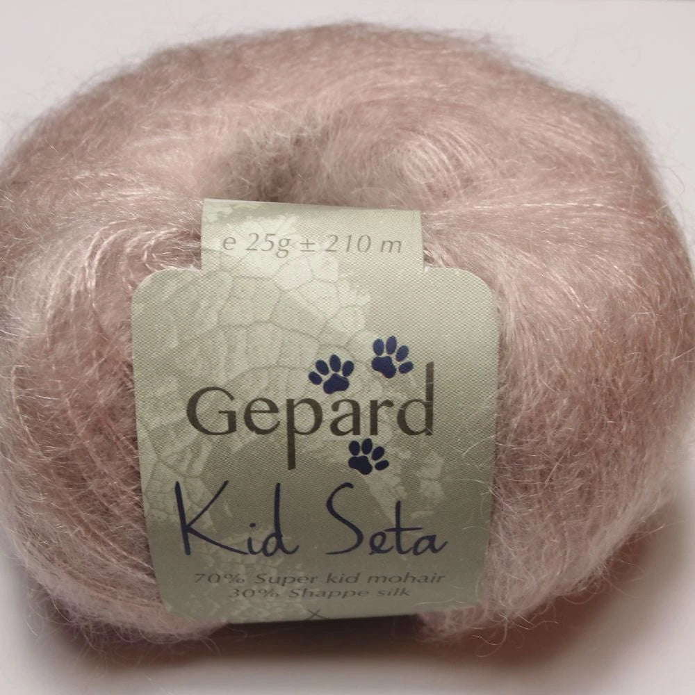 Gepard Kid Seta, silkkimohair 610 Caffe Latte