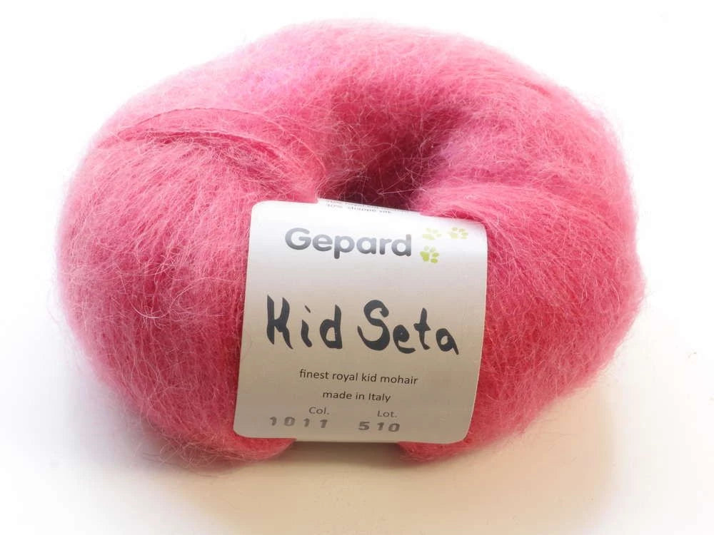 Gepard Kid Seta, silkkimohair 1011 pink