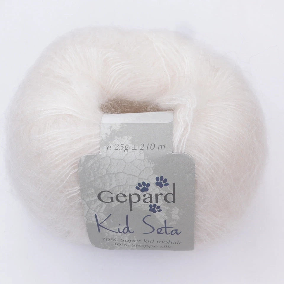 Gepard Kid Seta, silkkimohair 406 CREAM