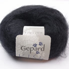 Gepard Kid Seta, silkkimohair 407 BLACK
