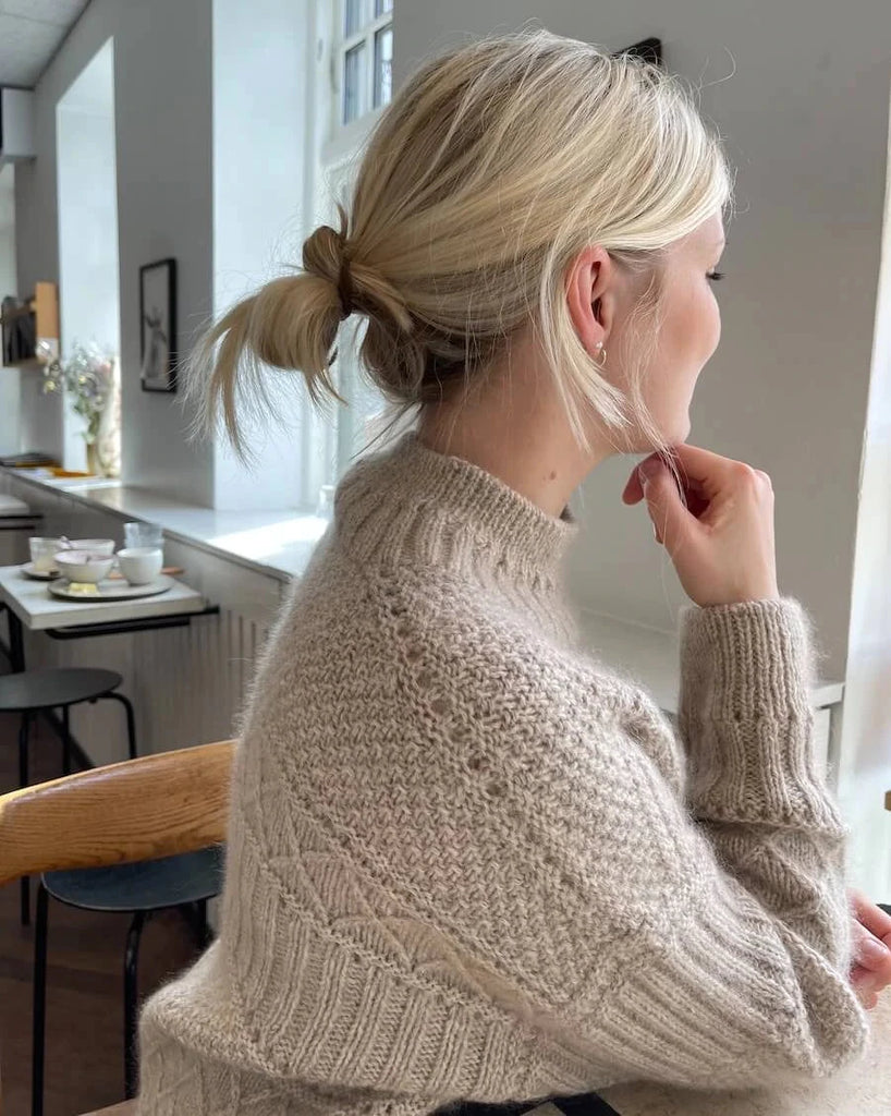 Ingrid Sweater pattern by PetiteKnit