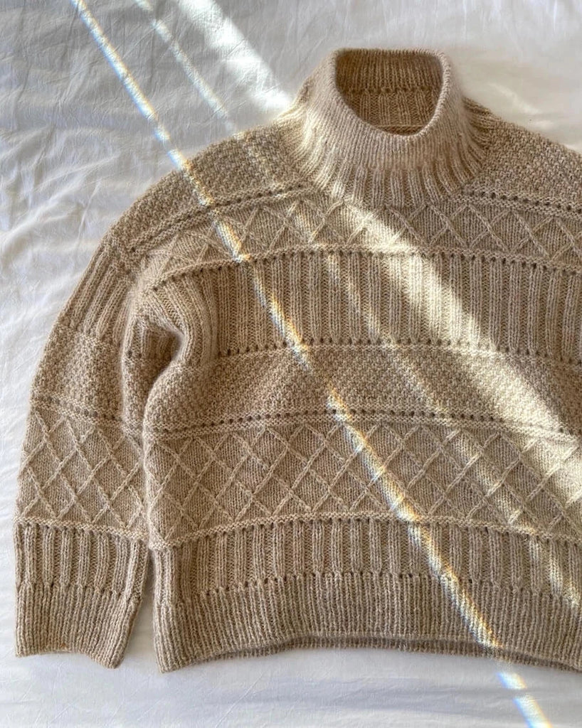 Ingrid Sweater pattern by PetiteKnit