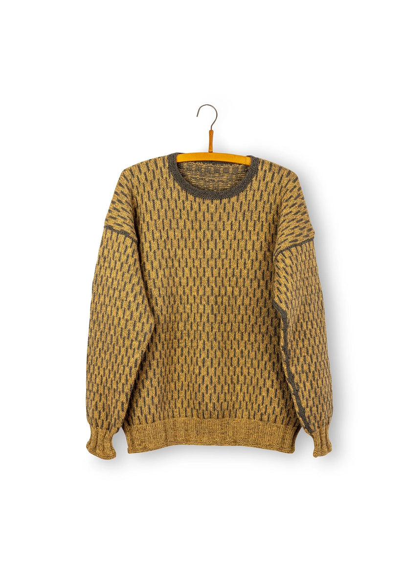 Isager Fisherman Sweater, printed knitting pattern – Snurre