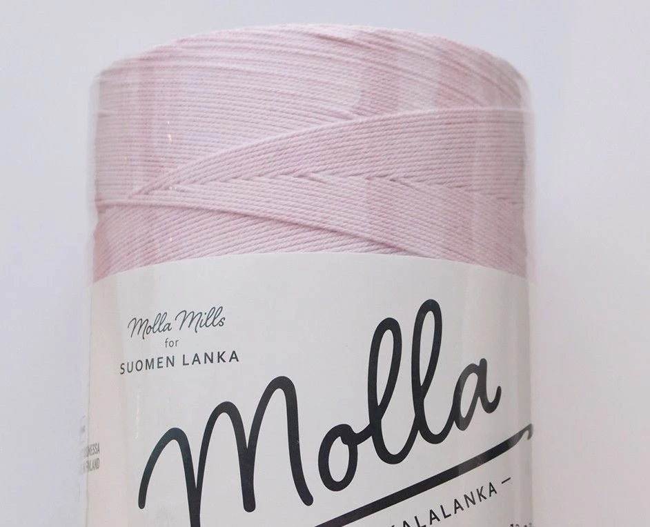 Molla Kalalanka, Suomen Lanka, tiukkakierteinen puuvillalanka 12-säikeinen laventeli Molla (71)