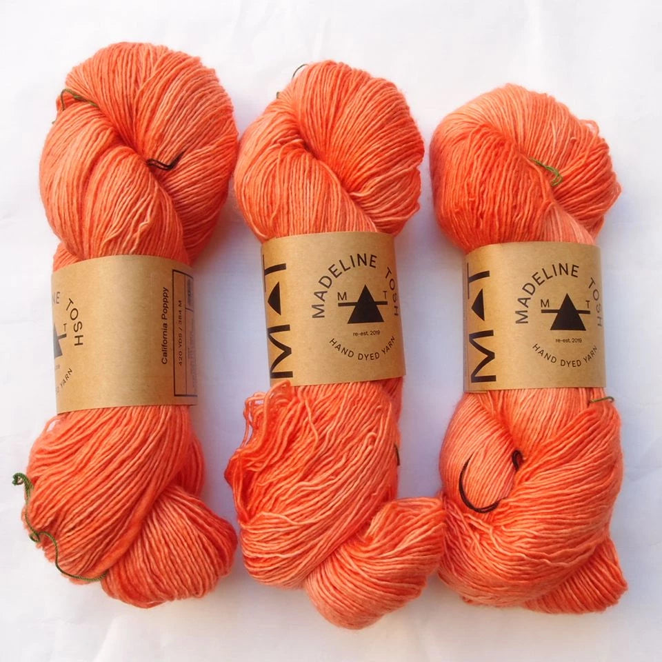 Madelinetosh Tosh Merino Light California Poppy