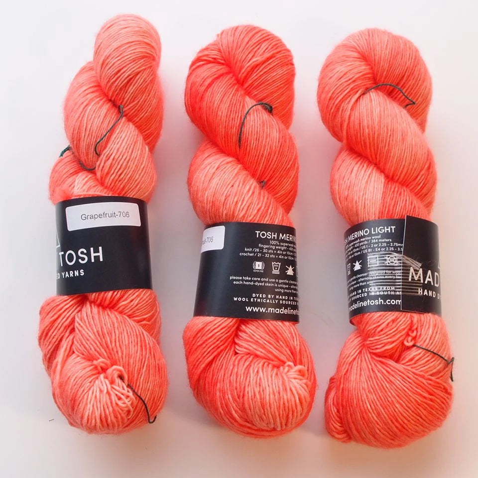 Madelinetosh Tosh Merino Light Grapefruit