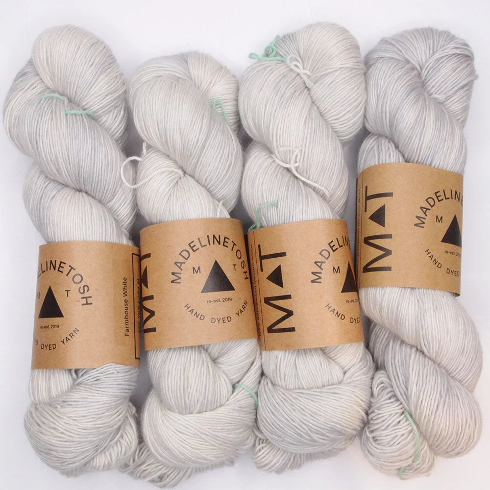 Madelinetosh Tosh Merino Light, Farmhouse White
