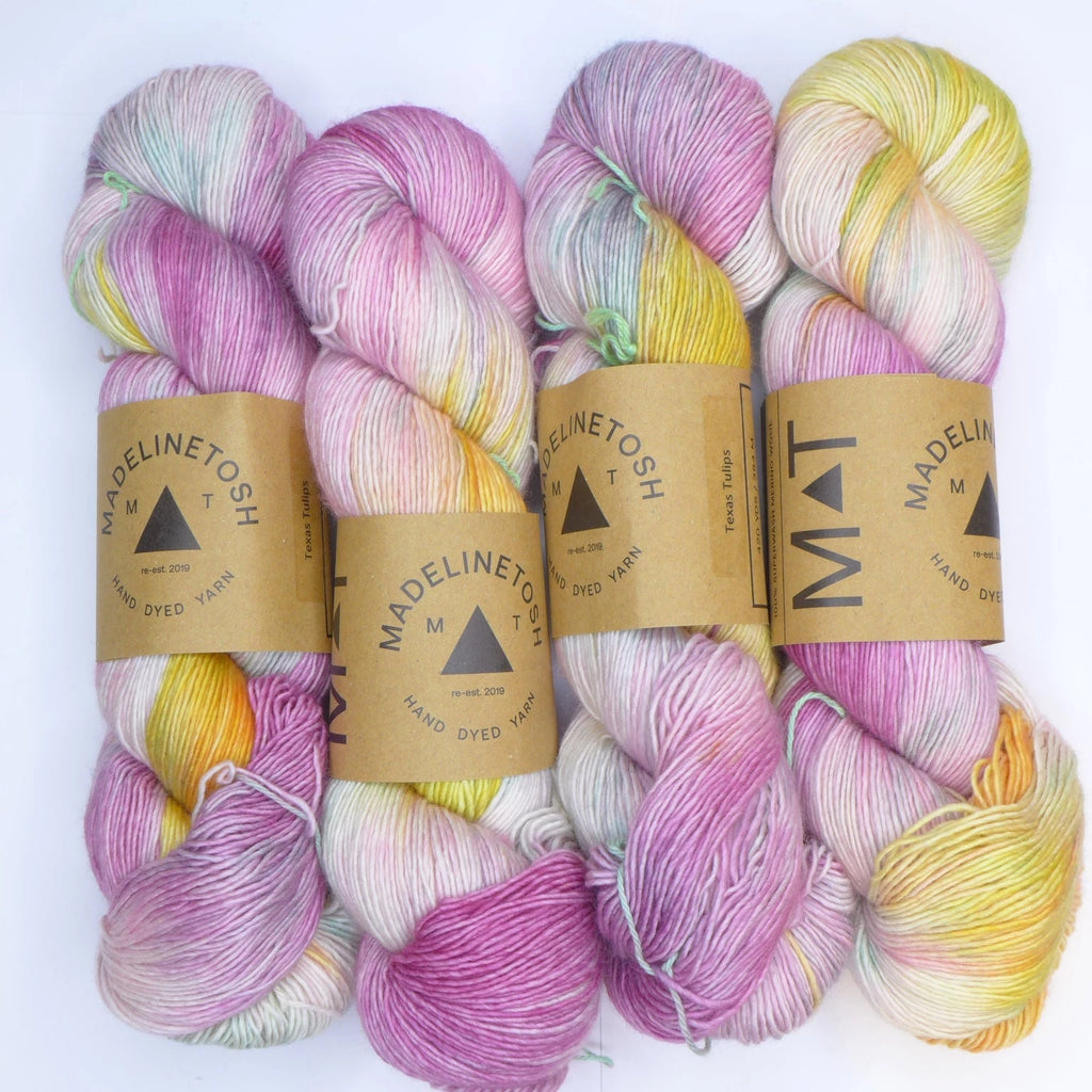 Madelinetosh Tosh Merino Light, Texas Tulips