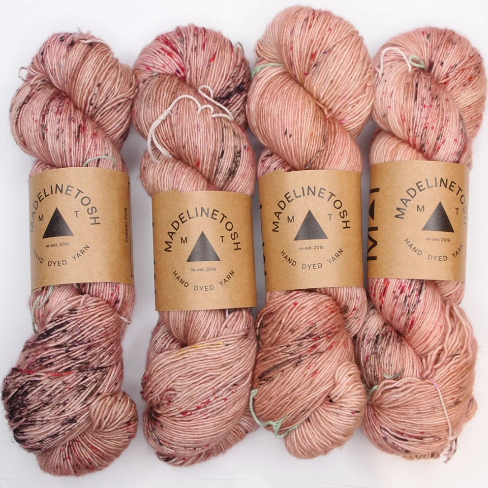 Madelinetosh Tosh Merino Light, Copper Pink