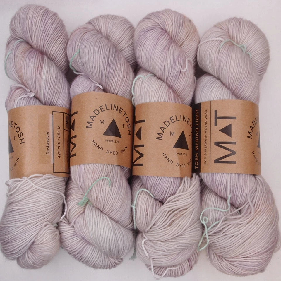 Madelinetosh Merino Light, Dust Weaver