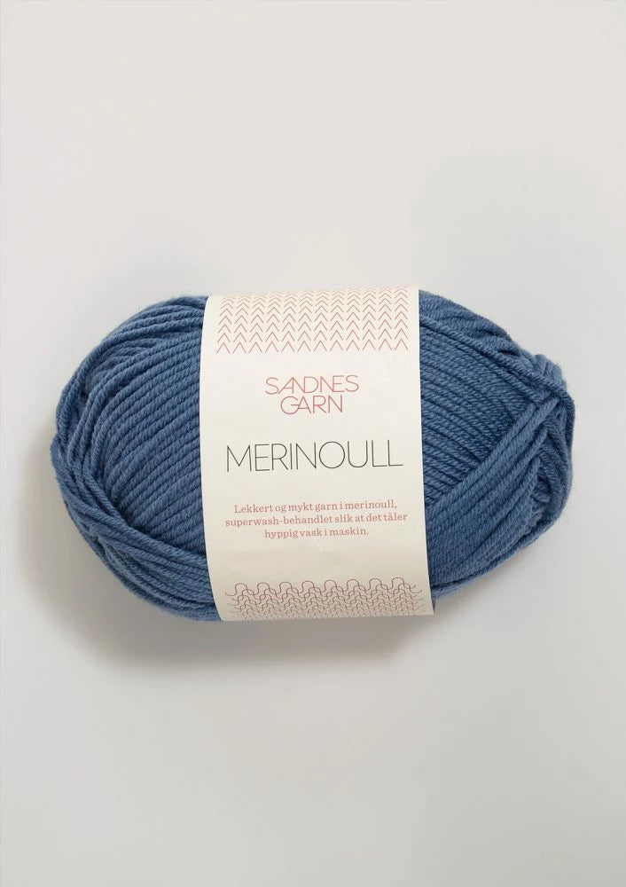 Merinoull Sandnes 6052 Jeansblå