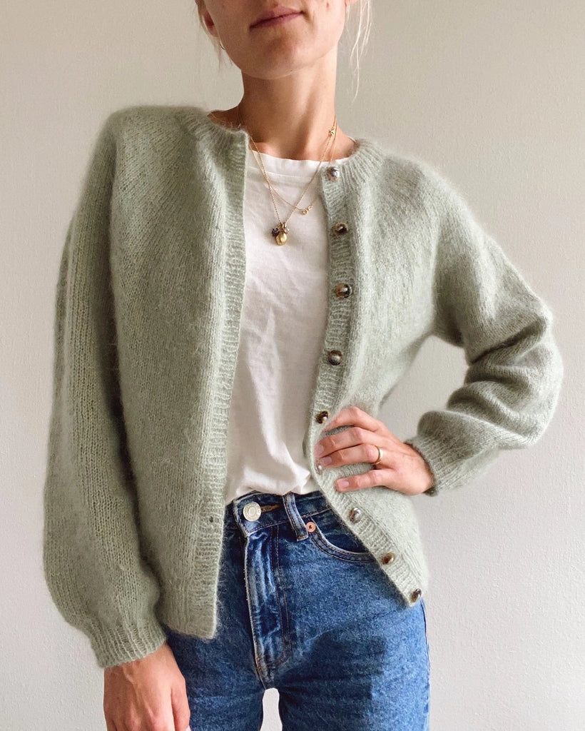 Novice Cardigan, Mohair Edition by PetiteKnit