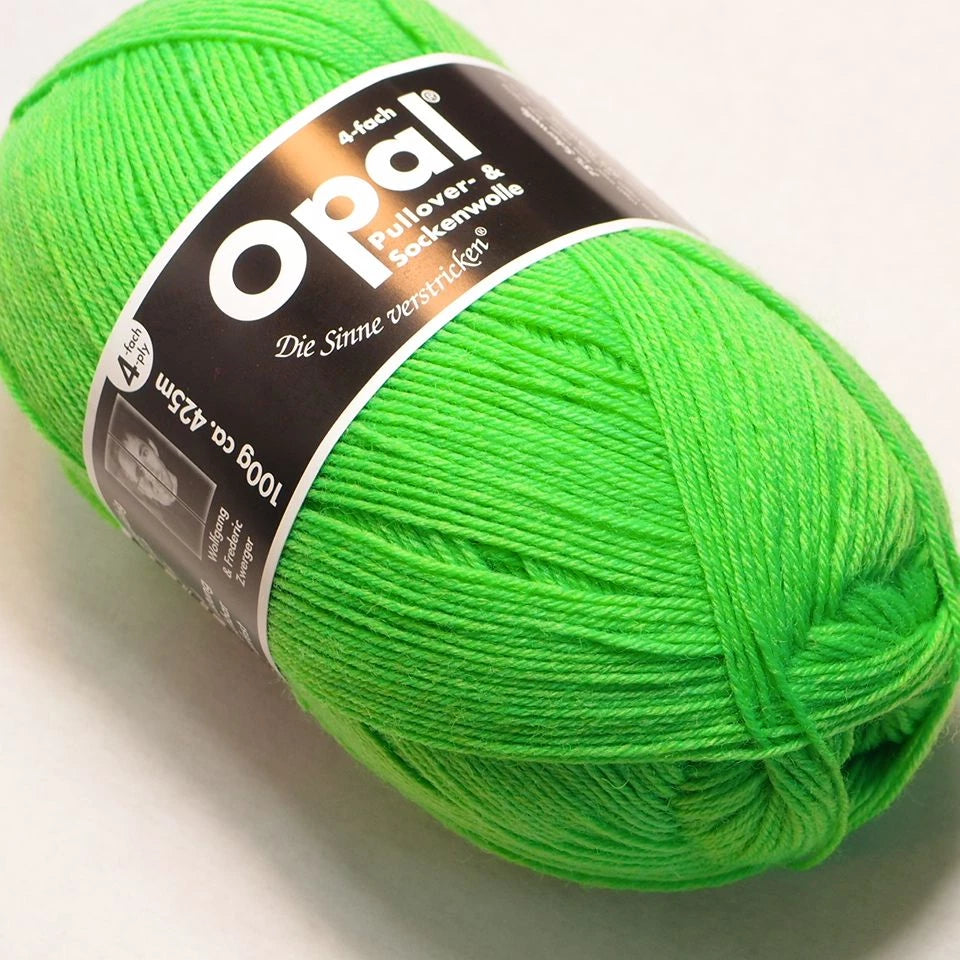 Opal Uni 4 ply 2011 Neon-Grün