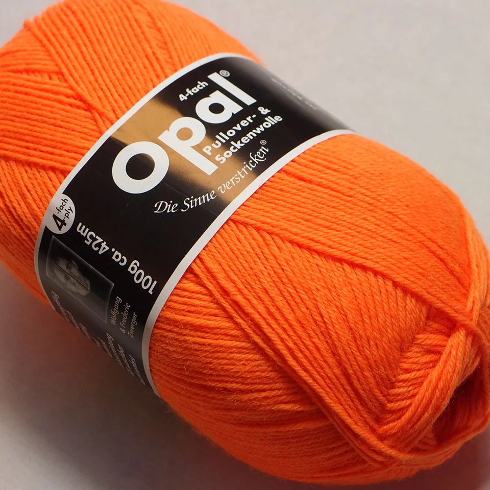 Opal Uni 4 ply 2013 Neon-Orange