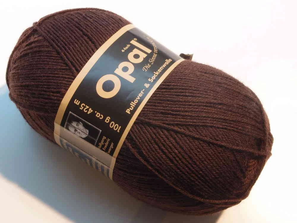 Opal Uni 4 ply 5192 Dunkelbrunnen