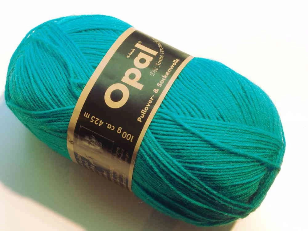 Opal Uni 4 ply 5183 Turkoosi