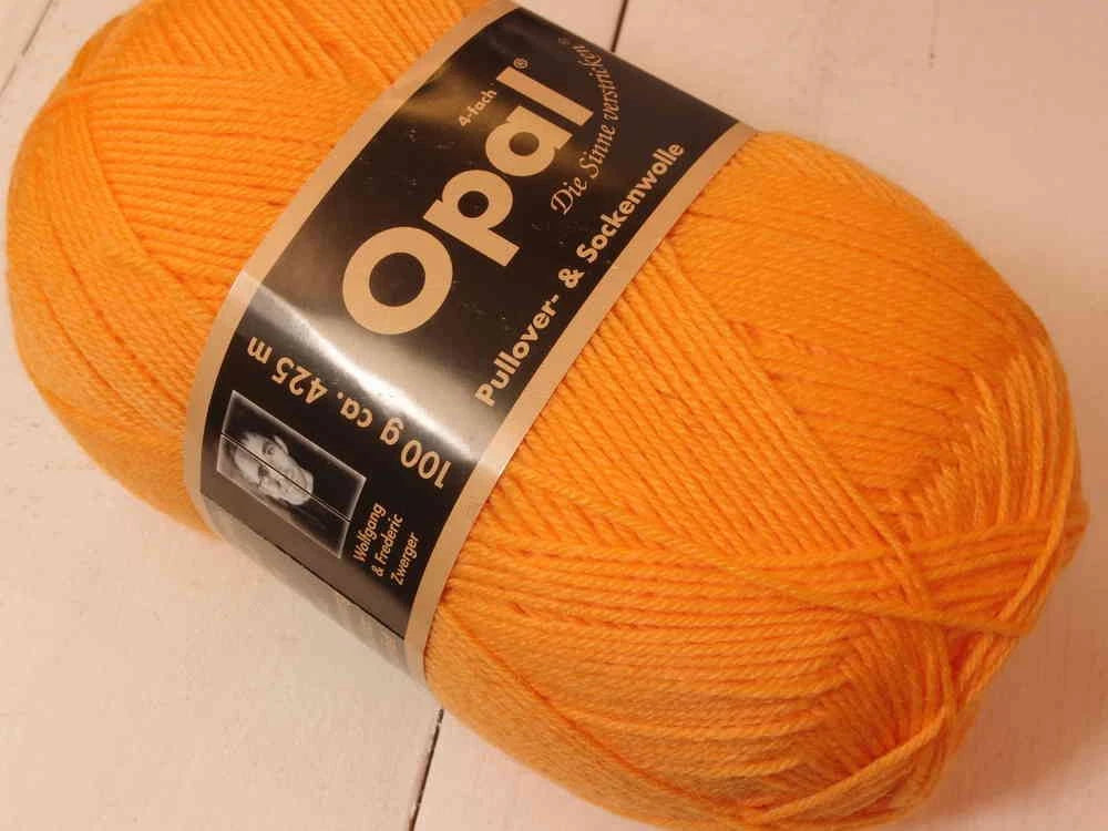 Opal Uni 4 ply 5182 Sonnengelb