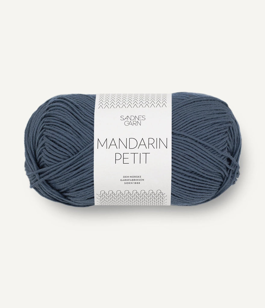 Sandnes Garn, Mandarin Petit 6061 Mörk gråblå