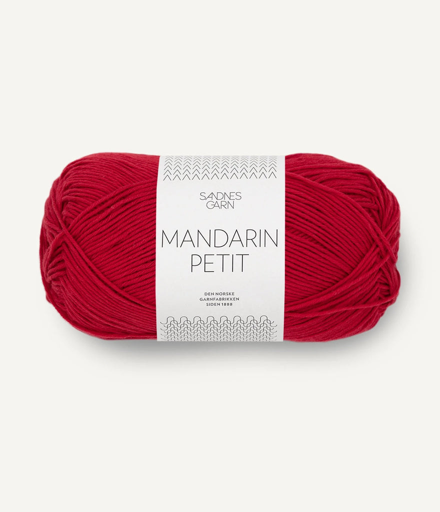 Sandnes Garn, Mandarin Petit 4418 Mörk röd