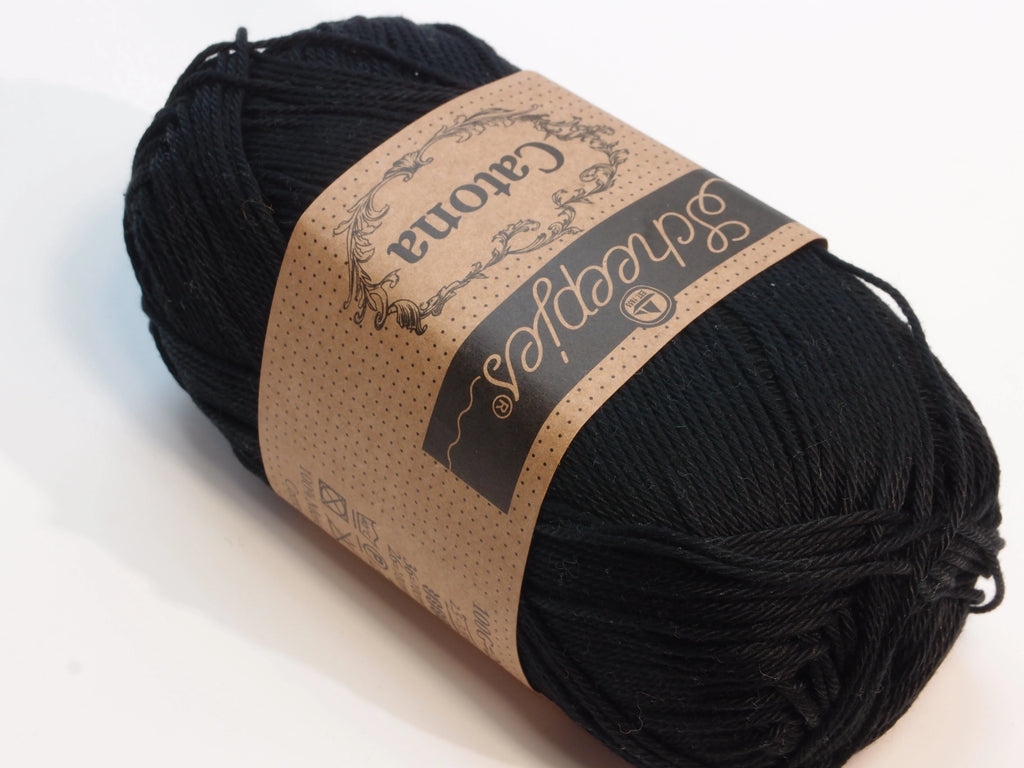 Scheepjes Catona, 110 Jet Black