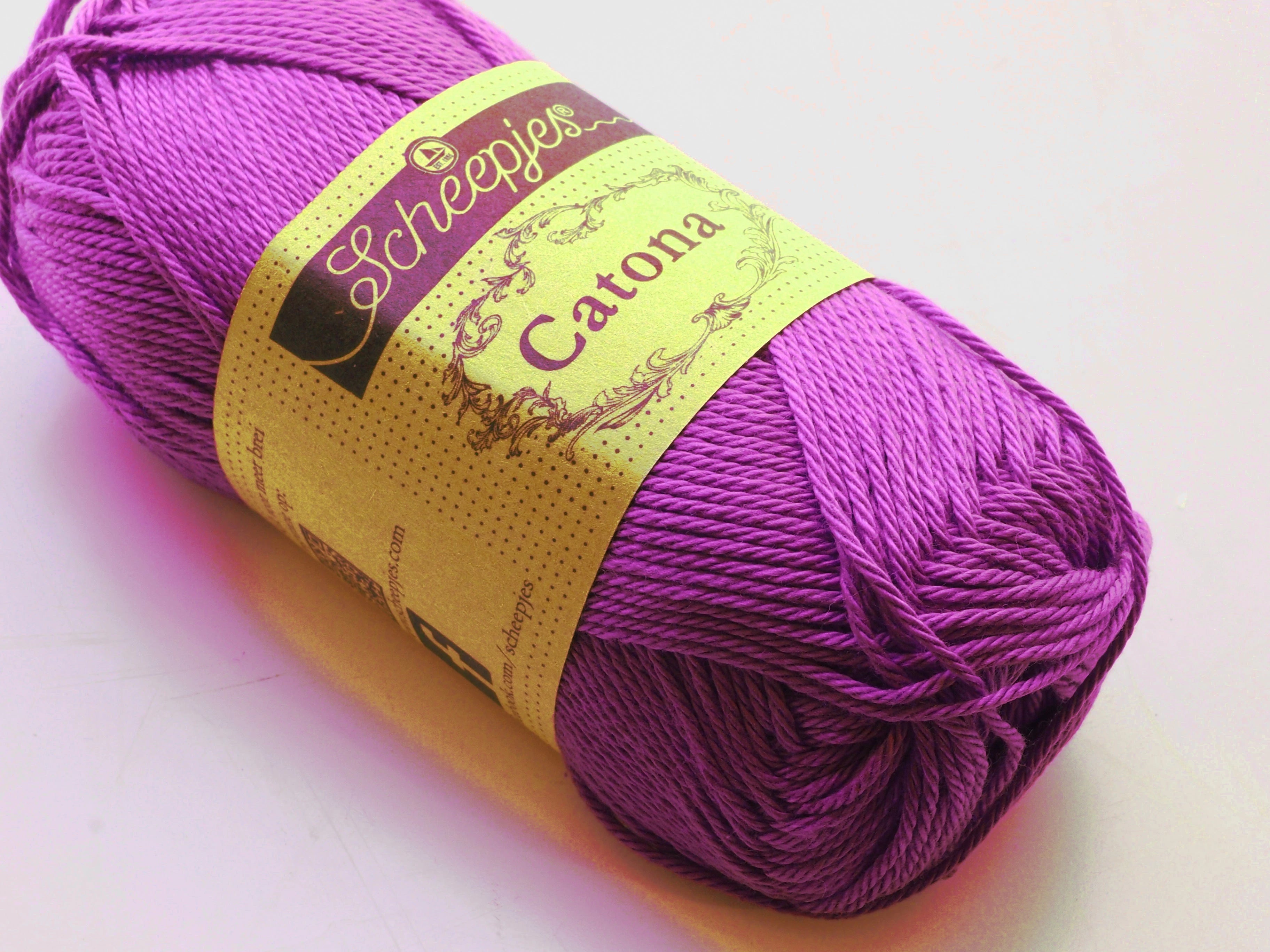 Scheepjes Catona, 113 Delhinium, Lila