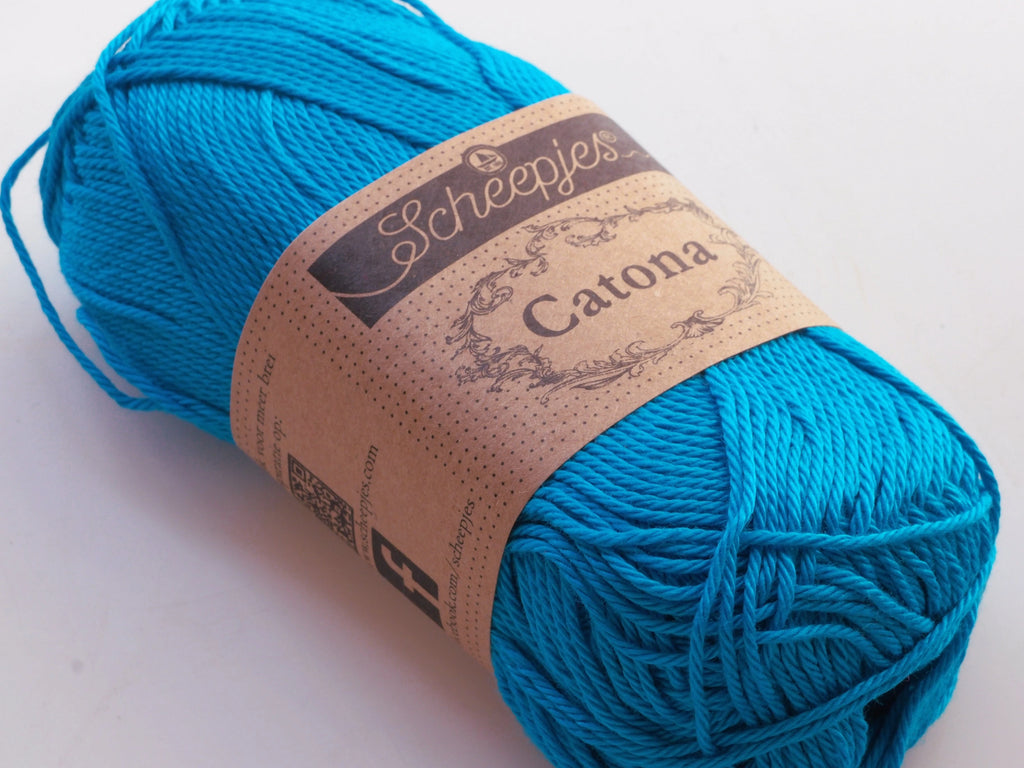 Scheepjes Catona, 146 Vivid Blue